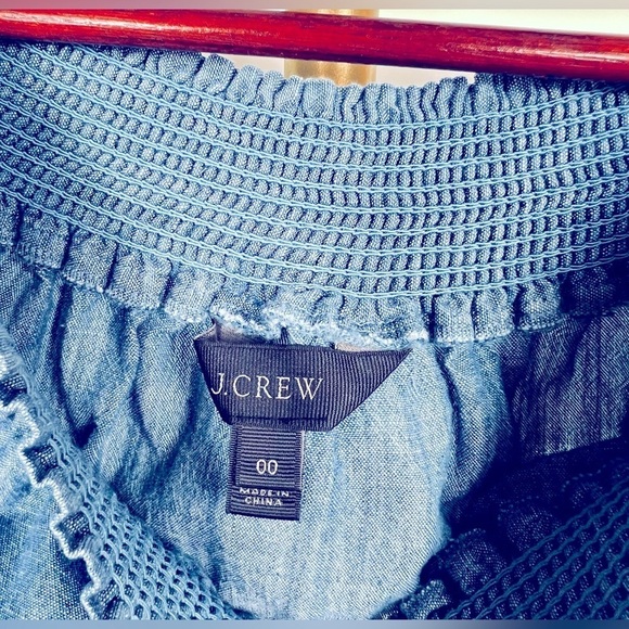 J.Crew Chambray Dress Sz 00 - Picture 5 of 5